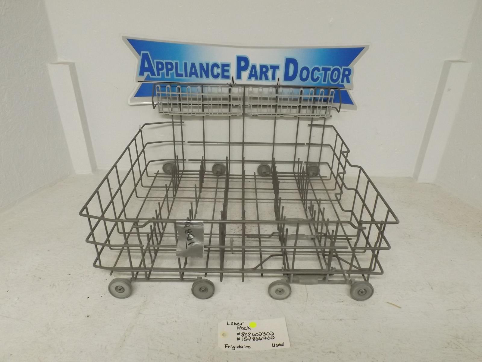 Frigidaire Dishwasher 808602302 154866702 Lower Rack Used Frigidaire Dishwasher 808602302 154866702 Lower Rack Used